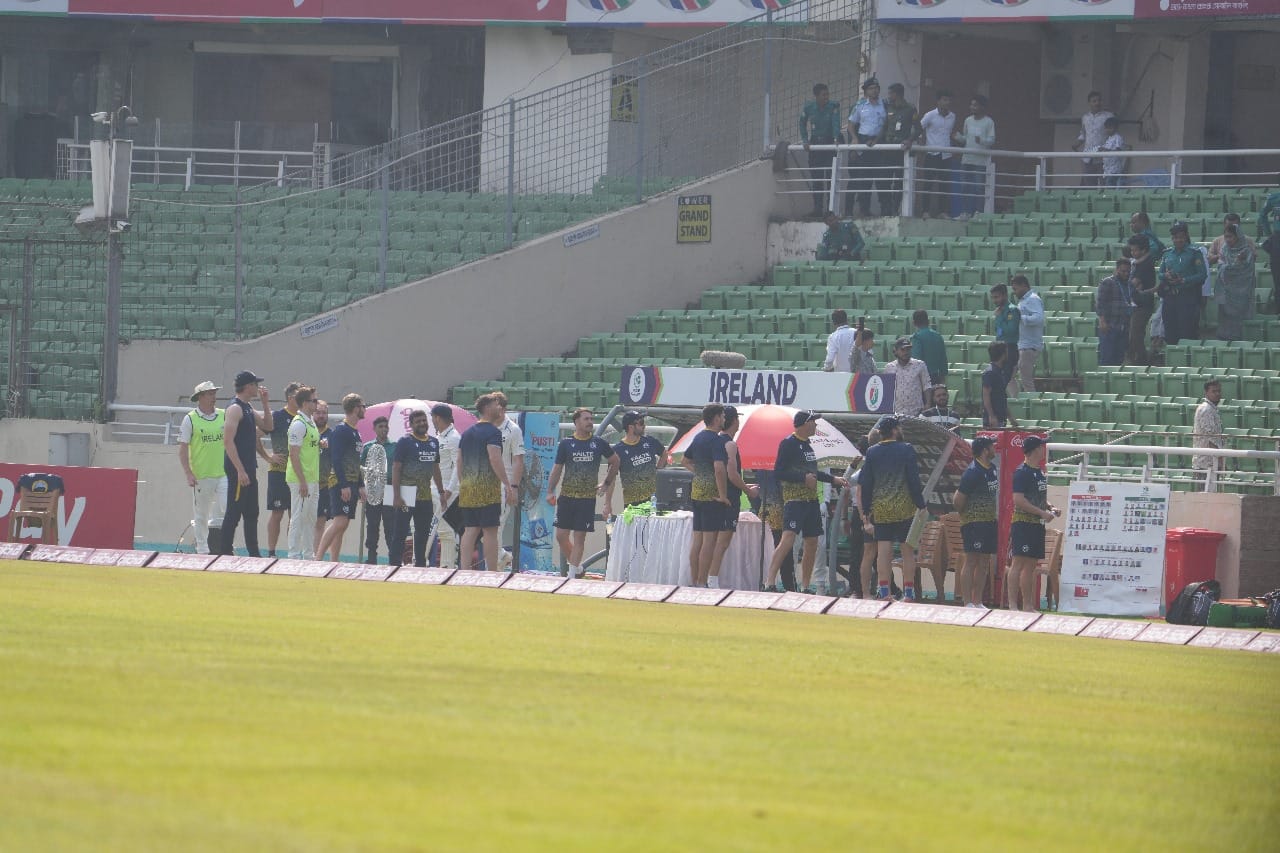 Earthquake stops Bangladesh vs Ireland Test for three minutes on third morning Earthquake stops Bangladesh vs Ireland Test for three minutes on third morning