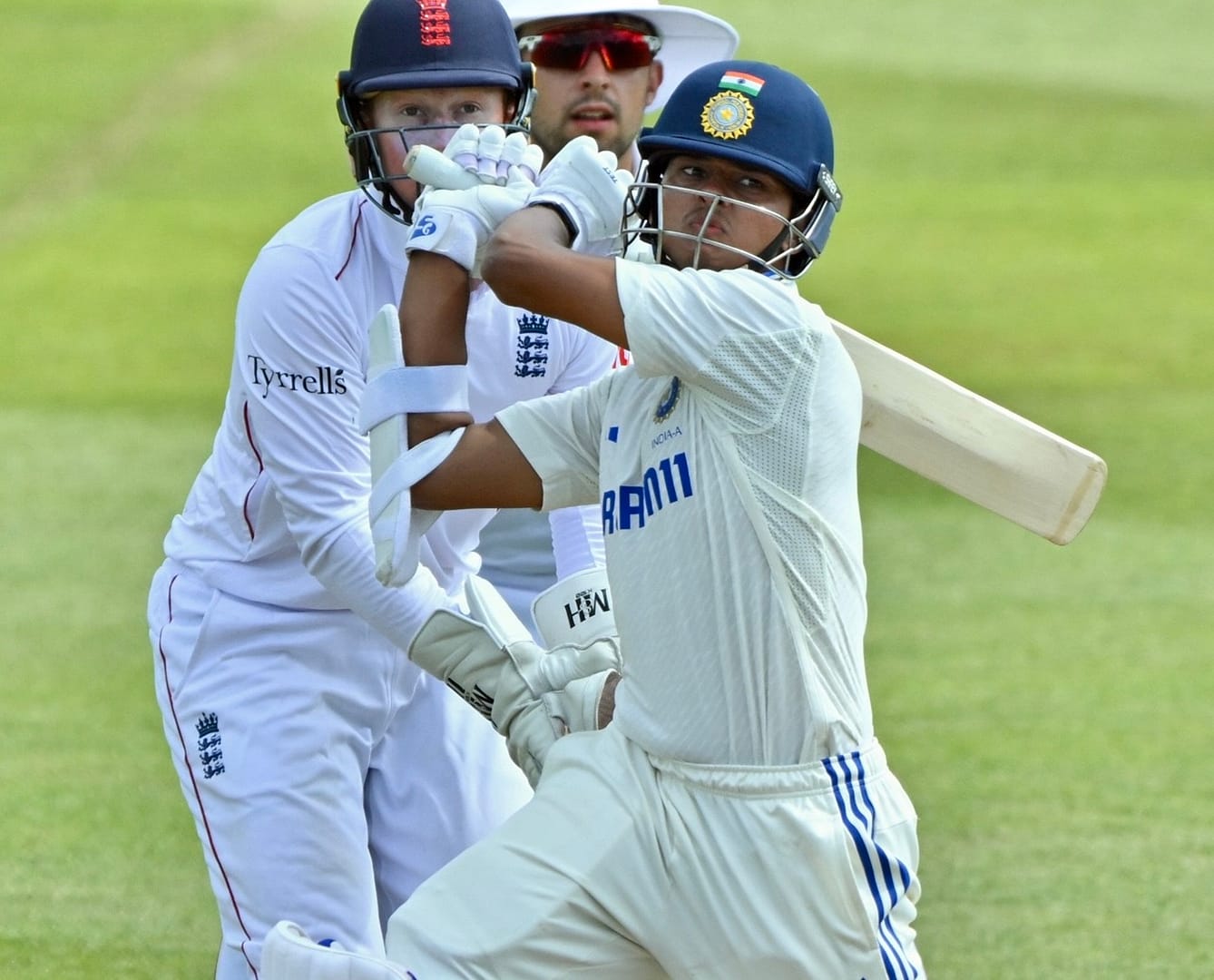 India A bowlers toil but batters shine in drawn match against Lions India A bowlers toil but batters shine in drawn match against Lions