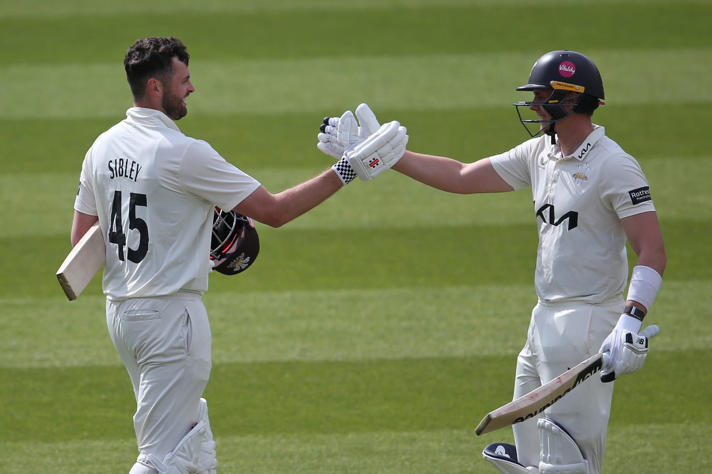 Dom Sibley’s twin hundreds put Surrey on brink of crushing win