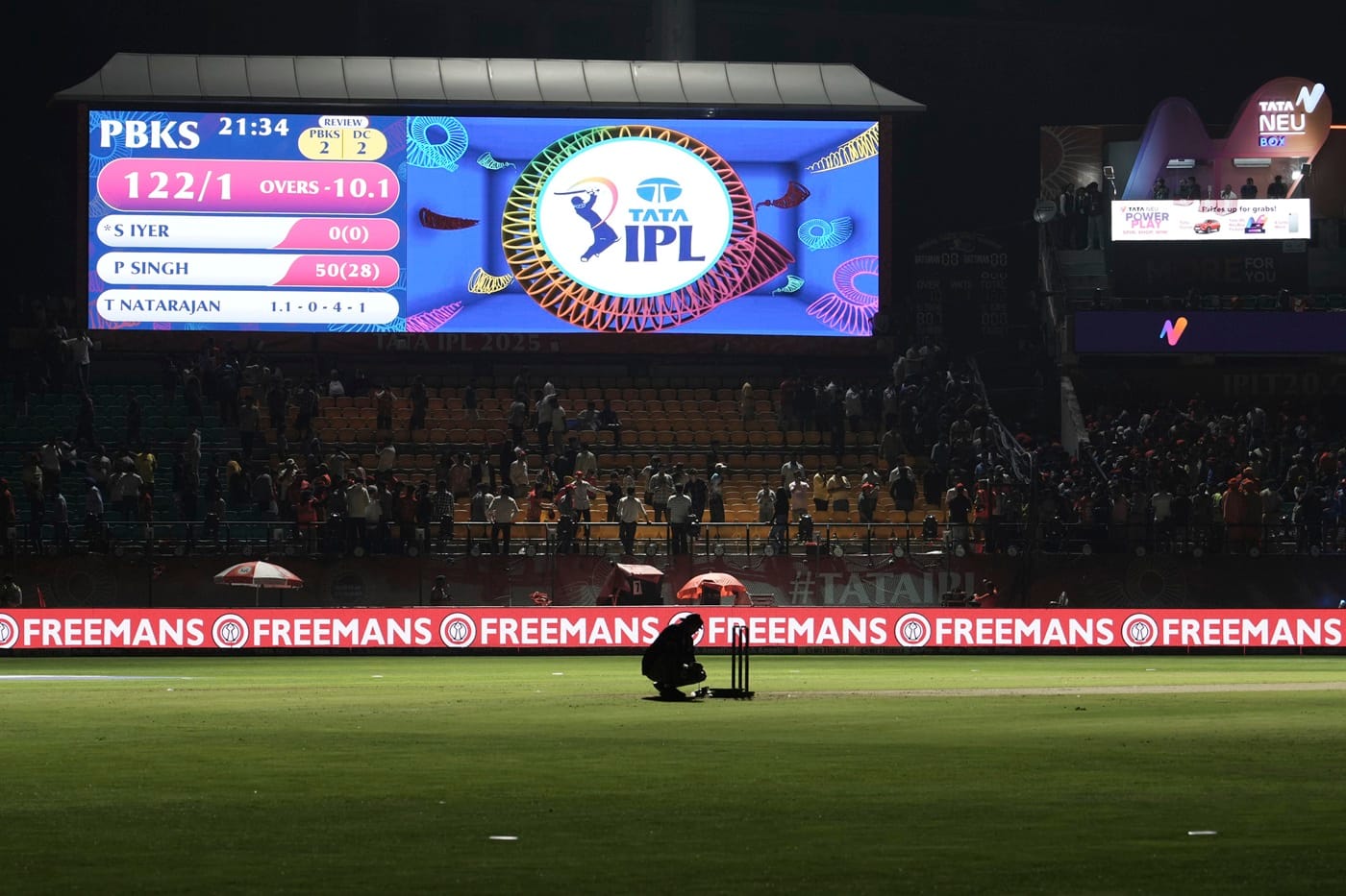 IPL match in Dharamsala called off after ‘significant technical failure’ IPL match in Dharamsala called off after ‘significant technical failure’