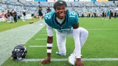 Two-way star Hunter makes solid Jaguars debut Two-way star Hunter makes solid Jaguars debut